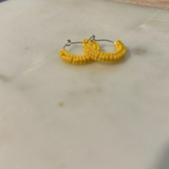 Cobby Corn Yellow Earrings - Picture 2 of 4